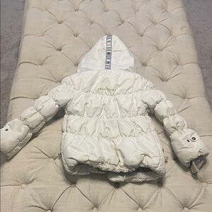 Obermeyer White Puffer Jacket